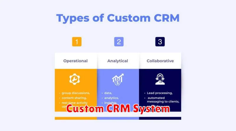 Custom CRM System